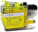 LC3119Y 染料 単品 ブラザープリンター用 互換インク 残量検知機能付 (LC3119 MFC-J6580CDW MFC-J6980CDW MFC-J6983CDW MFC-J6583CDW MFC-J5630CDW)