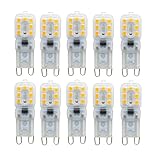 Ruanyi 10PCS Dimmable 4W G9 14LED 2835SMD 300-400 Lm暖かい白クールな白装飾的なLEDバイピンライトAC 220-240V ( 色 : Cool Wh
