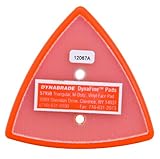 Dynabrade 57950 Non-Vacuum Dynafine Triangular Disc Pad, 2-7/8-Inch by 3-1/8-Inch by Dynabrade