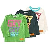 【アウトレット】 Bobson 長袖Ｔシャツ(80～130cm) キムラタンの子供服 グリーン 130 ( 77200x77700-151a )