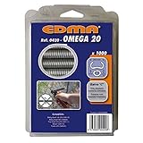 ベビーグラフ用替刃リングセット/フェンス工具 【オメガ20】 ガルバ綱 直径2mm 内径8mm 1000個入り