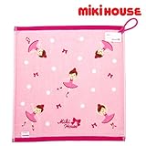 MIKIHOUSE(ミキハウス)リーナちゃん ループ付きドット柄ハンドタオル ＦＲＥＥ,ピンク