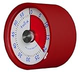 パラデック Twist アナログ ラバーキッチンタイマー レッド TWT-70