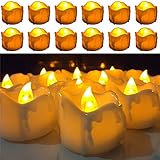 LEDキャンドル ティーライトキャンドル フレームレス led 願いキャンドル　 LED 蝋燭　クリスマス/パーティー/結婚式/誕生日用　12 pcs