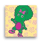 PBS KIDS Barney Baby Bop 16 x 16" Canvas Wall Art [並行輸入品]