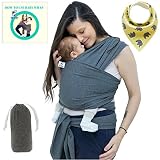 ベビーラップキャリアfor Boys and Girls by SSL性別ニュートラルベビースリングキャリアfor Infants Suitable for両方Moms and Dads withキャ