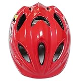 12ベントヘルメット 子ども 用 キッズ 幼児 Aliciga 可愛い自転車ヘルメット 軽量 サイクリングヘルメット 調整可能 (レッド)