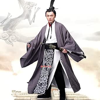 Amazon 漢唐古風 男性 漢服 コスプレ衣装 将軍 侠客 大臣 中華服 メンズ 中国古代 演出服 民族装 ステージ 衣装 Halloween 学園際 文化際 写真撮影 団体服 A コスプレ 仮装 通販