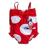 Disney Minnie Mouse Bow水着ベビー用レッド カラー: レッド