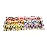 48羽セット かわいい 人工ミニ動物 小鳥 カラフル ミニチュア 小物 フローラルクラフト 造花 DIY手作業 アクセサリー 写真 結婚式 飾り物