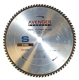 Avenger AV-14080 Steel Cutting Saw Blade, 14-inch by 80 tooth,1-inch arbor, C-6, TCG [並行輸入品]
