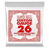 【正規品】 ERNIE BALL 1126 ギター弦 バラ弦 (.026) NICKEL WOUND STRING SINGLE ニッケル・ワウンド・ストリング