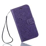 UNEXTATI Galaxy S6 Edge Plus ケース 手帳型 保護 ケース 高品質 PU レザー ストラップ付き カード収納ケース カバー 耐衝撃 スタンド機能 付き Samsung Ga