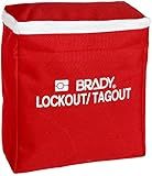Brady Lockout Pouch, Legend "Lockout/Tagout" [並行輸入品]