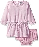 Splendid Baby Girls' Long Sleeve Lurex Sweater Knit Dress Light Pink 18-24 Months [並行輸入品]