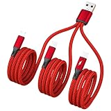 マルチ充電ケーブル編組ユニバーサル 3 で 1 複数の USB ケーブル充電コード Type-C マイクロ USB ポートコネクタ