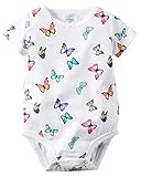カーターズ Carter's ボディスーツ 蝶々柄 半袖 綿ジャージー100% Butterfly Print Bodysuit 18M (78-83cm)
