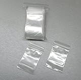 100 2x3 ZIPLOCK BAGS Clear 2MIL Small POLY BAG RECLOSABLE BAGS Plastic Baggies (E 3) NOVELTOOLS by N