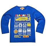 キッズ トレーナー プラレール PLARAIL タカラトミー新幹線 ドクターイエロー 500系 700系 fo-pl-trnr2◇ 90cm ブルー