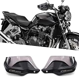 PEDAPENG For CB1300 CB 1300SF/SB 2019-2025 バイク用ハンドガード ハンドガード ウインドシールド 両手ハンドル 防風 cb1300 sf/sb バイクアクセサリー (スモークグレー) [並行輸入品]
