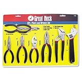 gns87900 – Great Neck 8 Pieceプライヤーとレンチセット