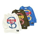 Bobson(ボブソン) トレーナー (80～130cm) キムラタンの子供服 (77141x77641-164) カーキ 90