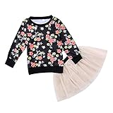 Là vestmon　ベビー服 子供スカート キッズトップス Ｔシャツ＋スカート2点セット オーガンジースカート 綿シャツ 通園 お出かけ 誕生日祝い ギフト 出産祝い