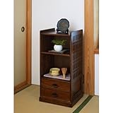 キャビネット 木製 和の趣をかもし出す 人気商品 桐製和風飾り棚