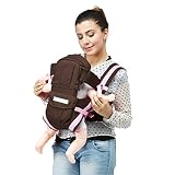 YAWALLベビーキャリー 赤ちゃんの姿勢とママの負担を軽減させるために作られた新しい抱っこひも メッシュで快適 新生児用品　ピンク