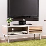 【北欧風 90cm幅 ロータイプ テレビボード】シンプルなデザイン＆あたたかみある北欧モダン風 ホワイトウォッシュ色