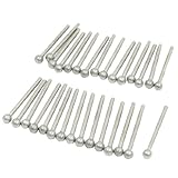 uxcell　 軸付き砥石 ダイヤモンドバー　ルーター用ビット　球型先端　3mm x 6mm　切削 研磨仕上げ用　30本セット
