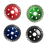 Fenteer 4個入り　４色　ダイヤモンド砥石　石グラインダー　花崗岩、セラミックなど　研磨　研削　工具パーツ　砥石