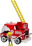 Hape - Playscapes - Fire Truck Wooden Play Set [並行輸入品]