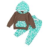 (プタス)Putars ベビー服 子供服 上下セット パーカー 長袖 女の子 男の子 ローマ字柄 可愛い 春 秋 スポーツ 運動会 旅行 記念日 プレゼント 6-36ヶ月