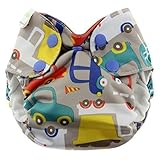 Blueberry Simplex All In One Diaper, Traffic, Newborn by Blueberry