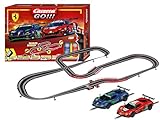 Carrera GO 電動スロットカーレーシング キッズトイレーストラックセット 1:43スケール フェラーリパワーレーシング