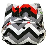 Sweet Pea Bamboo All-In- One Size Diaper, Chevron by Sweet Pea