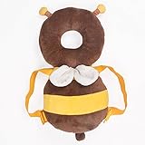 VIYOR 赤ちゃん 転倒防止 リュック クッション 頭 保護 セーフティ ヘルメット通気 出産祝い 綿 ミツバチ