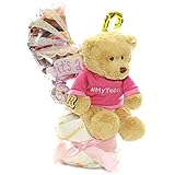 GUND | おむつケーキ 1段 女の子 出産祝い パンパース (パンパースM)