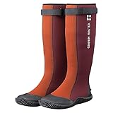 ATOM アトム レインブーツ グリーンマスター 防水 長靴 [エンジ 赤 レッド SSサイズ:22.0-22.5cm] 折りたたみ ロングブーツ メンズ レディース 男女兼用