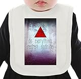 Do Everything Regret Nothing Forest Triangle ネクタイを有する有機ビブ Medium