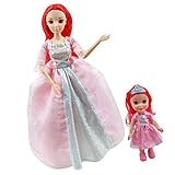 【ノーブランド品】塗り絵 　3D　お姫様の人形セット　女の子　玩具　ドレス　素敵　贈り物　全２色選べ - ピンク
