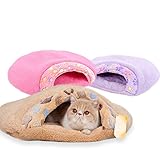 Prawey（TM）猫コットン犬ペット製品ミニ子犬ペット犬のベッドのためのハンバーガースーパーソフト猫ベッドハウスソフト快適なペットソファCX874219