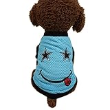レンコス（Lemcos）ペットのファッション用品 犬服 猫服 春秋服 舌を吐きます 可愛い ベスト Tシャツ 普段着 空気を通します 散歩 お出かけ 暖かい ふわふわ おしゃれ 人気 ペット猫 犬 犬