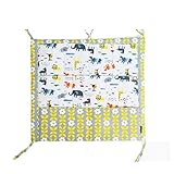 漫画の多機能ベッドサイドの赤ちゃんのおむつバッグ収納袋 おもちゃ 多層コットンベビーベッド収納袋