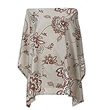 Domybest授乳ケープ ポンチョ型 授乳カバー 綿 花柄　母乳育児サポート 安心授乳 出産準備、ご出産祝で大人気 お出掛けに便利 (A)