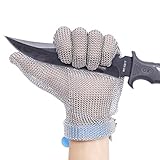 walmeckプラスチックベルトCut Resistant Butcher Glove Cut ResistantチェーンメールProtective anti-cuttingグローブキッチン用Butc