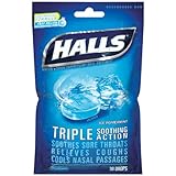 【2個】Halls Triple Soothing Action Ice Peppermint...