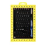 YCOSON 精密ドライバーハンドル設定されたビット多機能PCの電話ノートパソコンの修復ツールキット63個