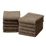 ホテル ハンド 10枚セット ハンドタオル 日本製 泉州タオル（約32×33cm） ダークブラウン
